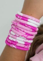 Single Roll-on Bracelet - Pink Ribbon